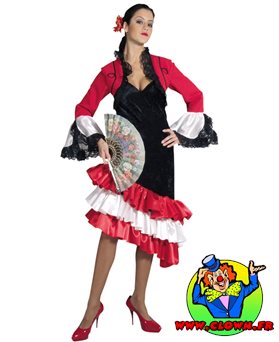 Déguisement Tenue flamenco femme