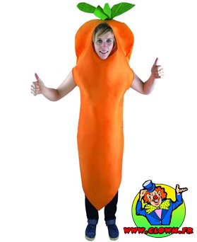 Déguisement adulte carotte
