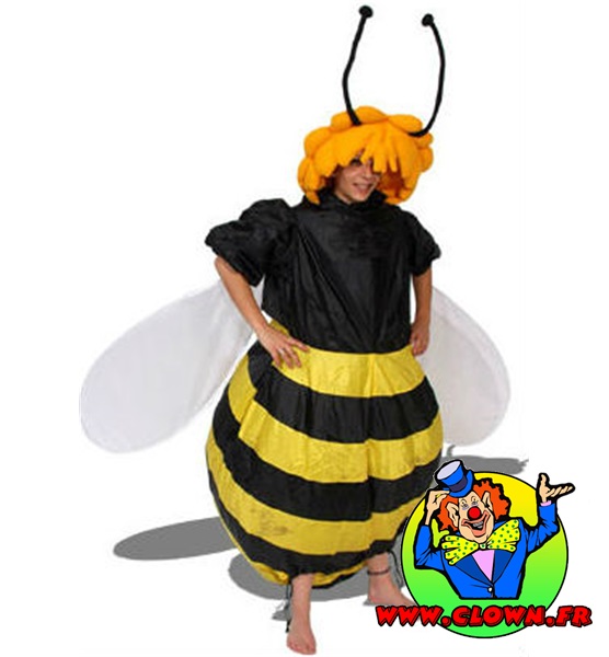 Déguisement abeille gonflable adulte