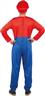 Déguisement adulte plombier Mario rouge et bleu autre image 3