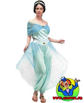 Déguisement adulte princesse orientale Jasmine