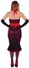 Déguisement burlesque rouge à pois autre image 1