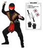 Déguisement combat ninja rouge avec armes autre image 3