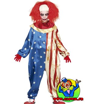 Déguisement de Clown Effrayant pour Enfant - Fête d'Halloween