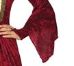Déguisement de Dame médiévale rouge et beigne autre image 3