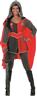Déguisement de chevalière Gwen gris-rouge autre image 0