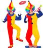 Déguisement de clown bicolore autre image 4