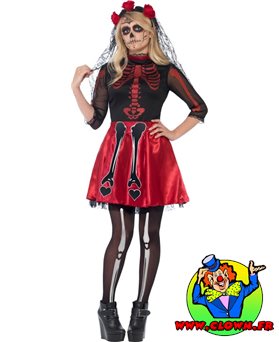 Déguisement de diva morte
