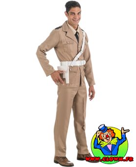 Déguisement de gendarme de Saint-Tropez - Vue 2