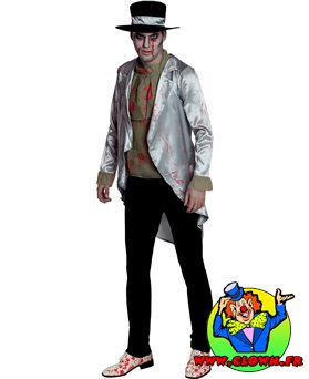Déguisement de groom zombie