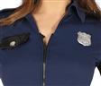 Déguisement de policière sexy bleu autre image 3