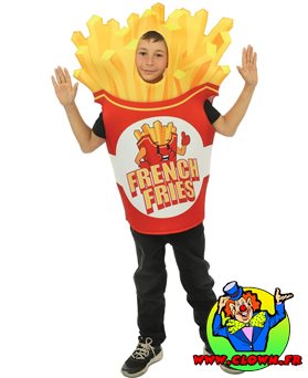 Déguisement frites enfant