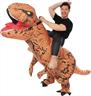 Déguisement gonflable dinosaure assis-dessus autre image 0