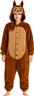 Déguisement lulu monster pyjama brun femme autre image 0