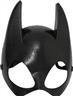 Demi-masque Chauve-souris Noir en PVC autre image 0
