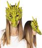 Demi-masque dragon vert autre image 1