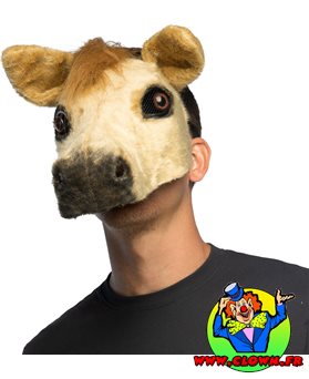 Demi-masque peluche Cheval