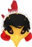 Demi-masque peluche Coq autre image 4