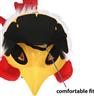 Demi-masque peluche Coq autre image 5