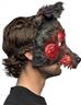 Demi-masque peluche Loup-garou ensanglanté autre image 2