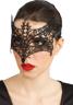 Demi masque dentelle noir autre image 1
