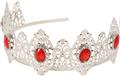 Diadème métallique argent princesse autre image 1