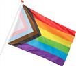 Drapeau en polyester Progress LGBT autre image 1