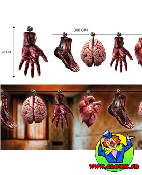 Guirlande organes papier