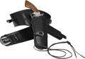 Holster et ceinture western noirs authentiques simili autre image 0