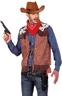Holster et ceinture western noirs authentiques simili autre image 3