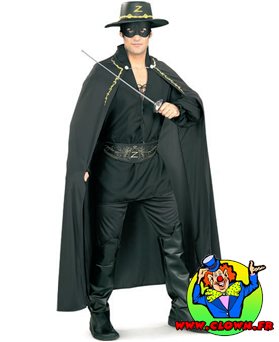 Location déguisement Zorro homme