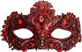 Loup masque de théâtre rouge autre image 0