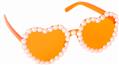 Lunette coeur orange autre image 2