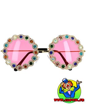 Lunettes Party Crystal Hippie