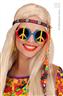 Lunettes hippie peace and love multicolores autre image 0