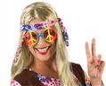 Lunettes hippie peace and love multicolores autre image 1