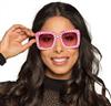 Lunettes party Bling bling rose vif autre image 1