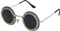 Lunettes rondes avec brillants autre image 1