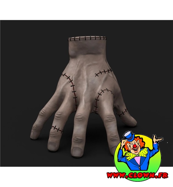 Main De La Chose - Réplique Réaliste Wednesday - Accessoire Déco Effrayant Pour Halloween Ou Fan