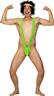 Mankini Vert Fluo Homme String Borat autre image 3