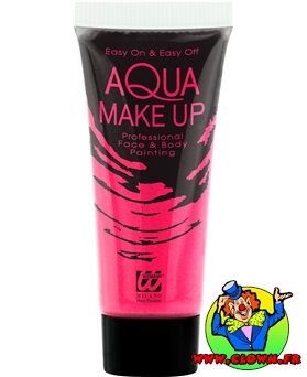 Maquillage rose fluo