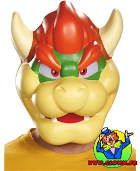 Masque Bowser Nintendo® pour Adulte - Déguisement Super Mario