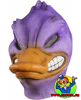 Masque Duck sauvage violet