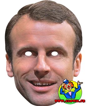 Masque Emmanuel Macron