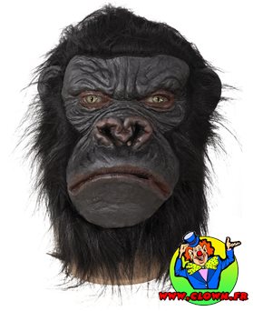 Masque adulte latex intégral gorille