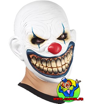 Masque big mouth clown reborned