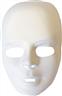 Masque blanc à décorer avec front femme autre image 0