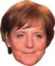 Masque carton Angela Merkel autre image 0