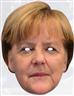 Masque carton Angela Merkel autre image 1