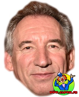 Masque carton François BAYROU